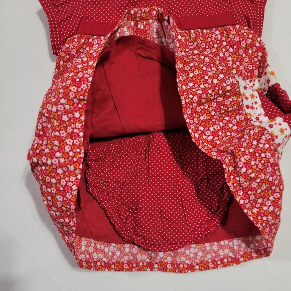 Gymboree Adorable Fox NWT 0-3 month Dress, diaper cover & headband set. Mixed Bi - Picture 3 of 3